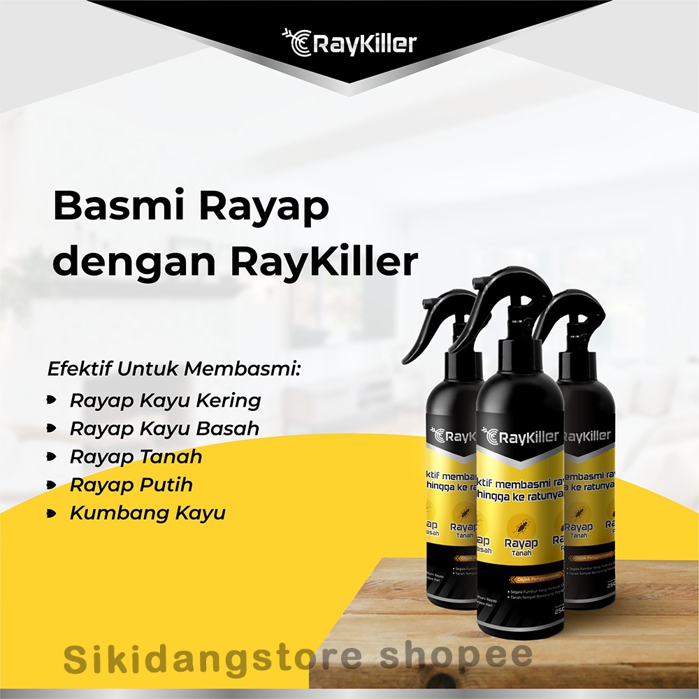 RayKiller Obat Pembasmi Rayap Khusus Furnitur Rumah Original Bergaransi