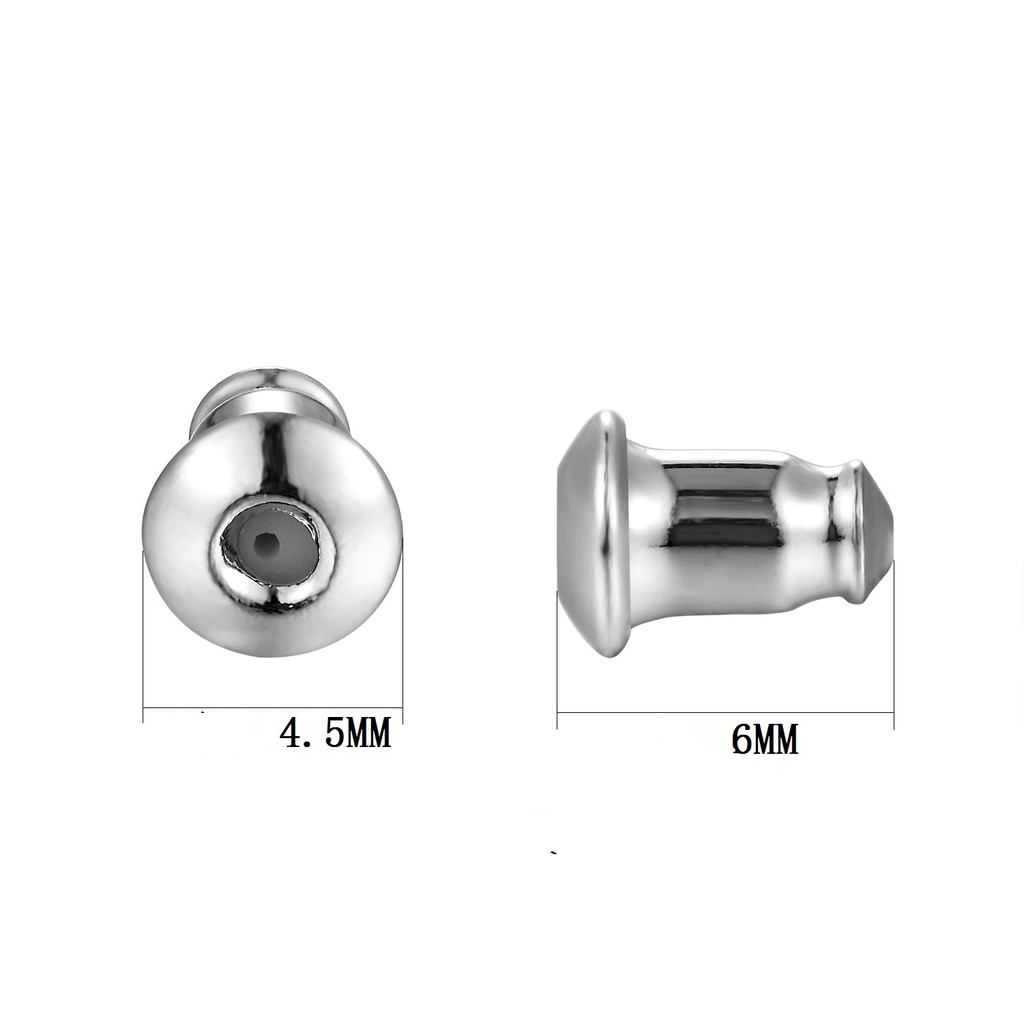 LRC Penutup Anting Ear Stoppers Metal 10pcs (5 pairs)