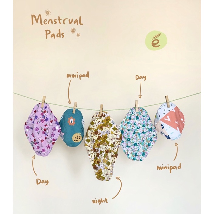 Original Menstrual Pad / Pembalut Cuci Ulang Exp Baru