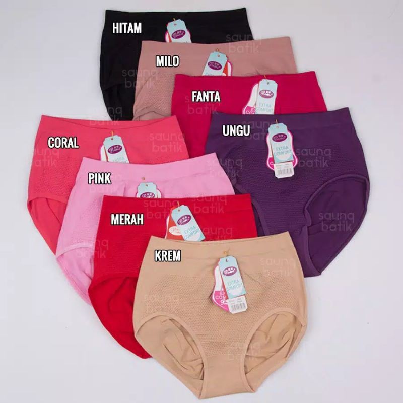 Celana Dalam Korset Perut PIAOLI Rajut Premium/Celana Dalam Korset Pengecil Perut