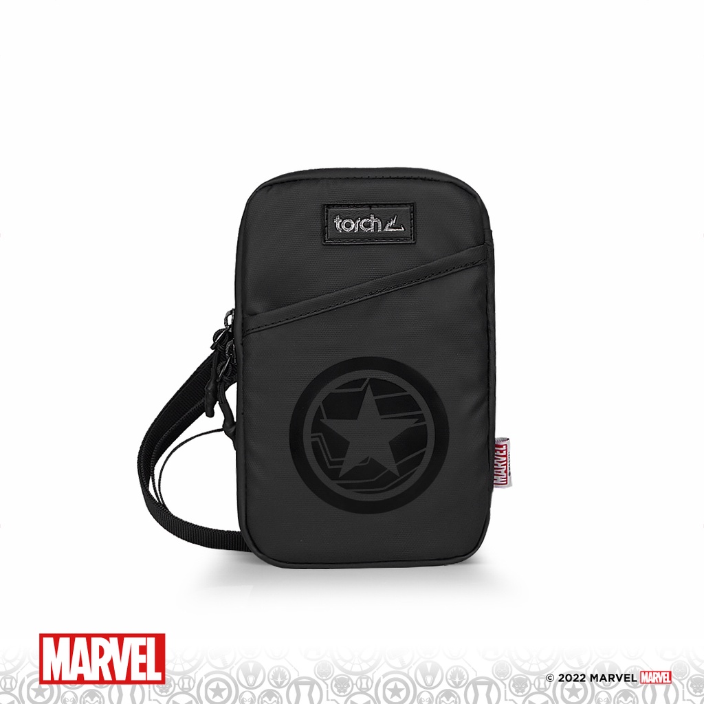 TORCH Depok Captain America 3 (Icon Black) Incheon Neck Wallet Black