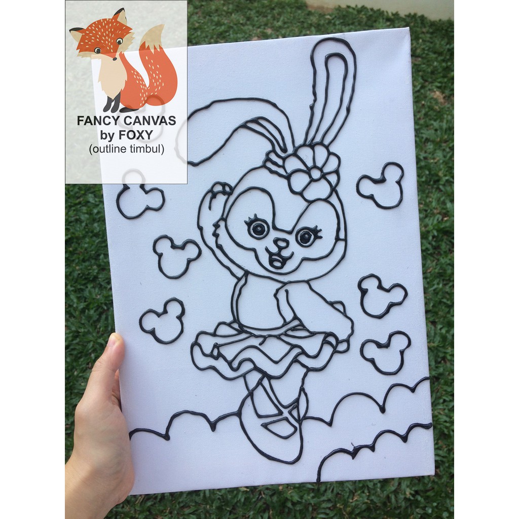 

MURAH KANVAS LUKIS ANAK OUTLINE TIMBUL GAMBAR - STELLALOU PERALATAN MELUKIS CANVAS ANAK