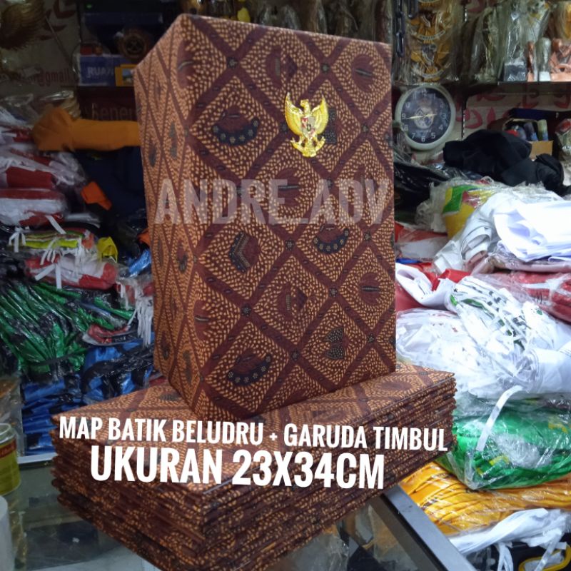 

map batik garuda coating mewah map kantor map sekolah ready stock