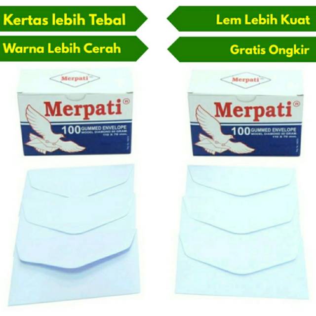 

Amplop Putih Merpati Kondangan Lebaran Murah Pernikahan Angpao