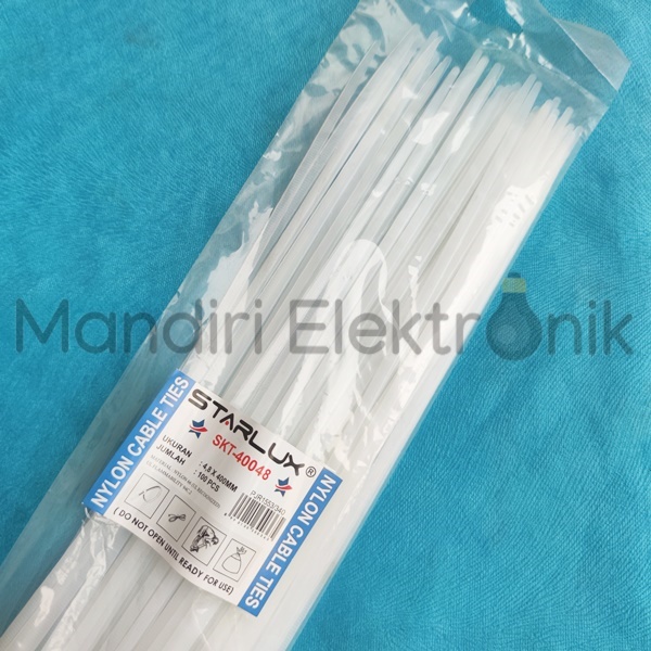 Kabel Ties Cable Tie 4,8 x 400mm Visalux 100pcs - Kabel Tis 40cm - Cable Ties 40mm - Tali Ripet 100 pcs