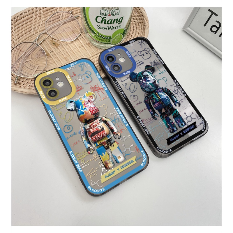 Soft Case Silikon Motif Mata Beruang Graffiti FOR Iphone 13 12 11 Pro Max 12 13Mini 7 8 Se 2020 7plus 8plus