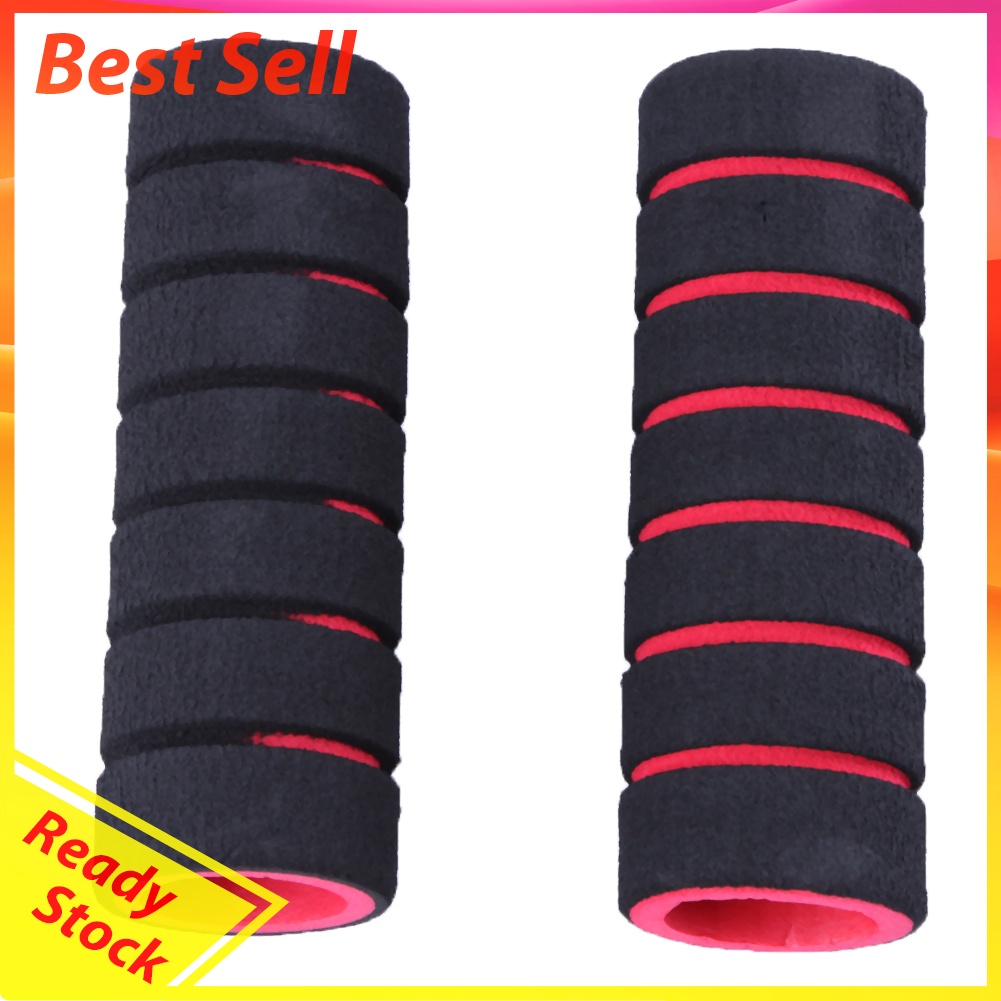 1 Pair Mountain Bike Bicycle Handle Bar Sponge Grip Cover Bar Grips Sleeve