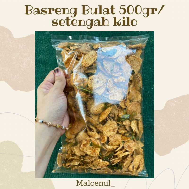 

500gr / setengah kilo basreng pedas home made renyah gurih pedas