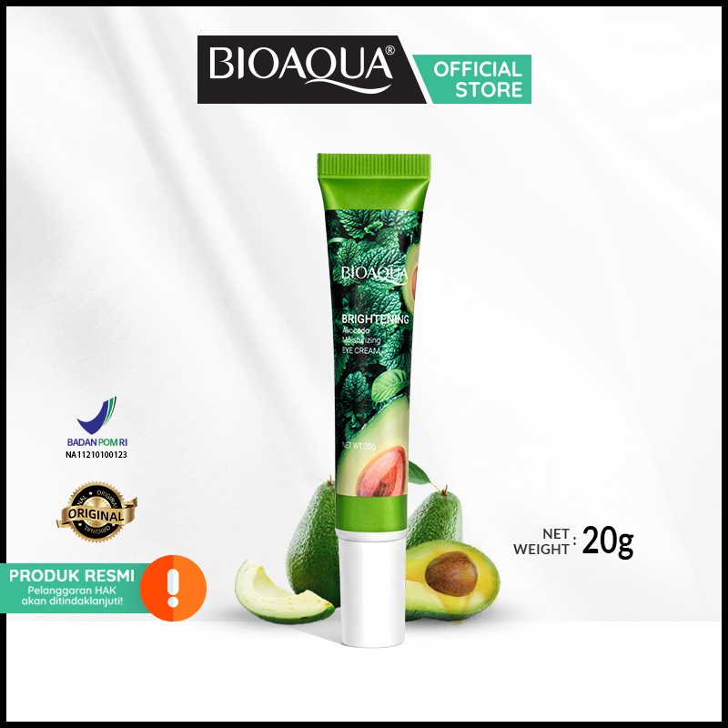 ✨ AKU MURAH ✨Bioaqua Avocado Moisturizing Eye Cream 20gr / Cream Mata