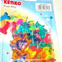 

Kenko PN-30TR Color Trans Push Pins / Paku Pin Warna - 30 Buah -[ Set ]