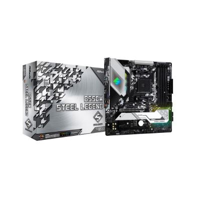 Motherboard Asrock b550m Steel legend amd b550 Am4 ddr4 sata 3.0 m2 pcie 4.0 usb3.2 type-c 2.5Gbps lan hdmi dp