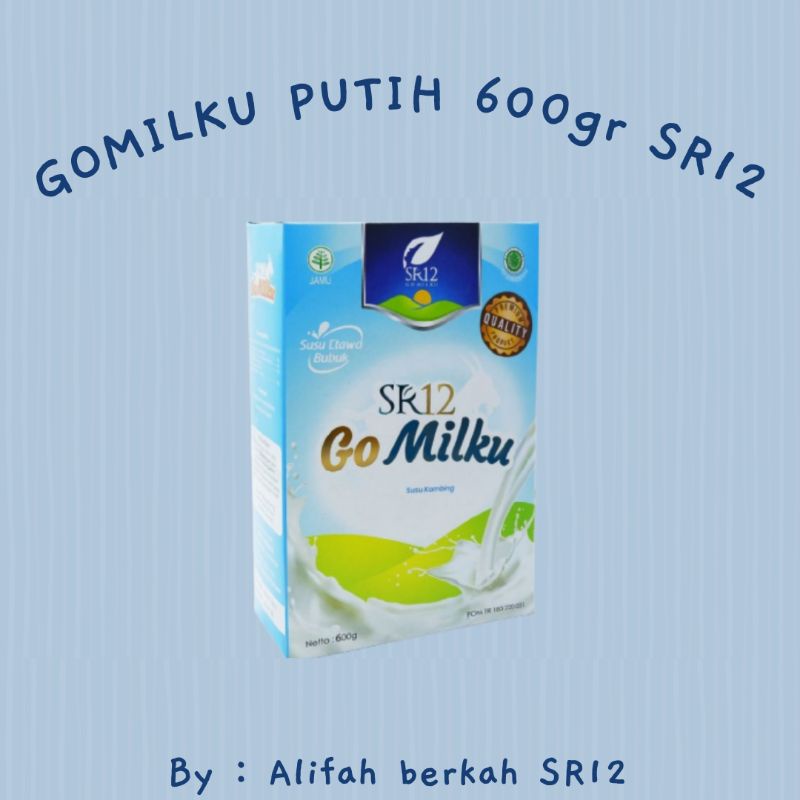 

GOMILKU SR12 600GR | GO MILKU SR12 600GR SUSU ETAWA HALAL BPOM