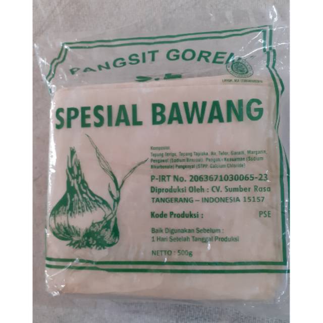 

Kulit pangsit Goreng isi 50 lembar 500 gr