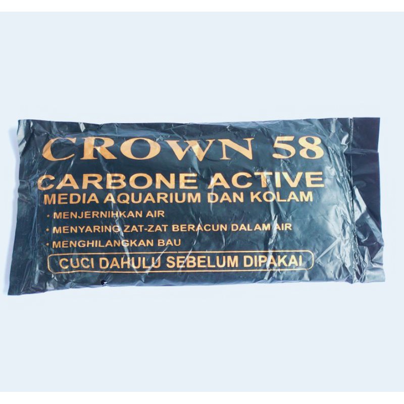 KARBON AKTIF MEDIA FILTER AQUARIUM DAN KOLAM panjang 30cm CROWN 58/SAKKAI PRO