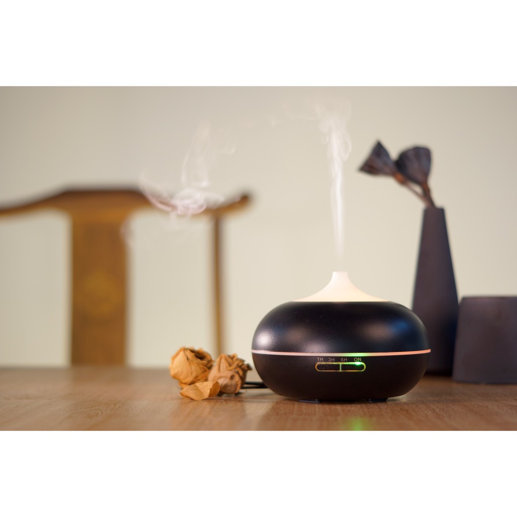 Wooden Essential Oil Diffuser Ultrasonic Aroma Humidifier 300ml Hum H4b7 Mountain | Diffuser | Pengharum Ruangan