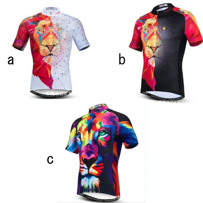 Baju Jersey Cycling Sepeda Import motif TIGER Premium.