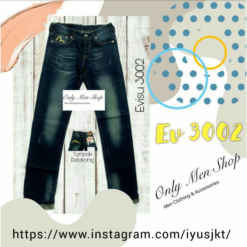 CELANA PRIA JEANS PANJANG E 3002