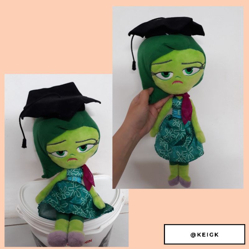 Boneka Wisuda Disgust - Inside Out
