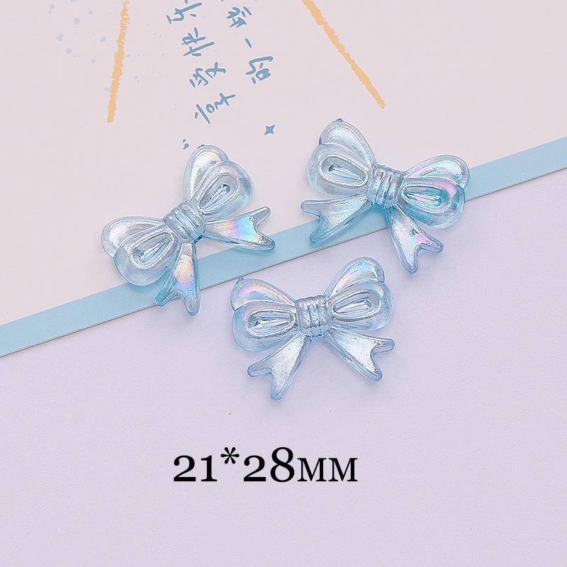 Random 2pcs Colorful AB electroplating rose bow Pesona Sepatu Dekorasi Sepatu Hadiah Pesta