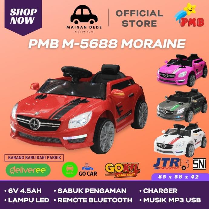Mainan Mobil Aki Anak PMB M5688 MORAINE PAKAI AKI MURAH