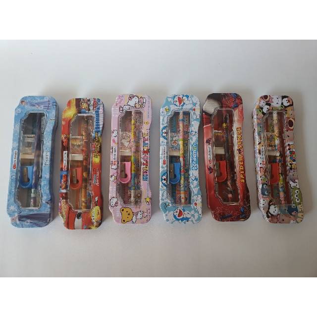 

Stationery Set Pencil Box 5 in 1