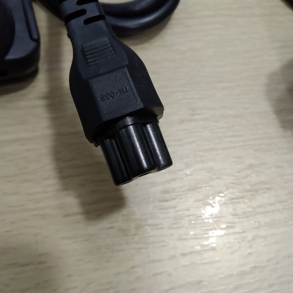 KABEL POWER adaptor charger LAPTOP ORIGINAL SEPERTI BAWAAN 3 LUBANG 1.8m 1.8 m