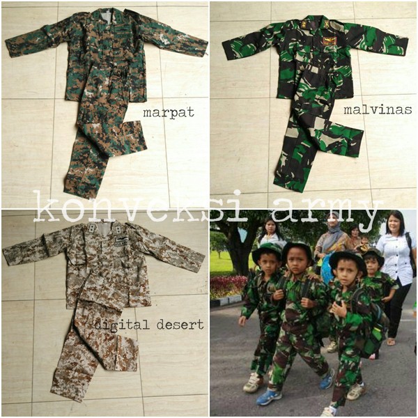 Baju Loreng anak baju anak setelan karnaval