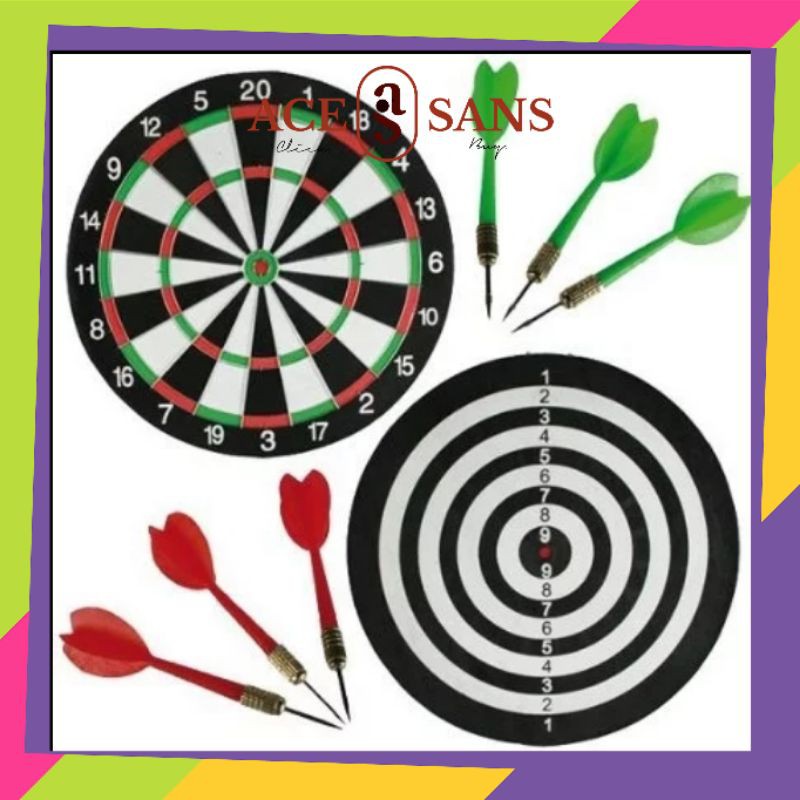 Dart Game Board 17 Free Plastic Dart I Dart Game I Board Game I Panahan I Dart I Dart Board