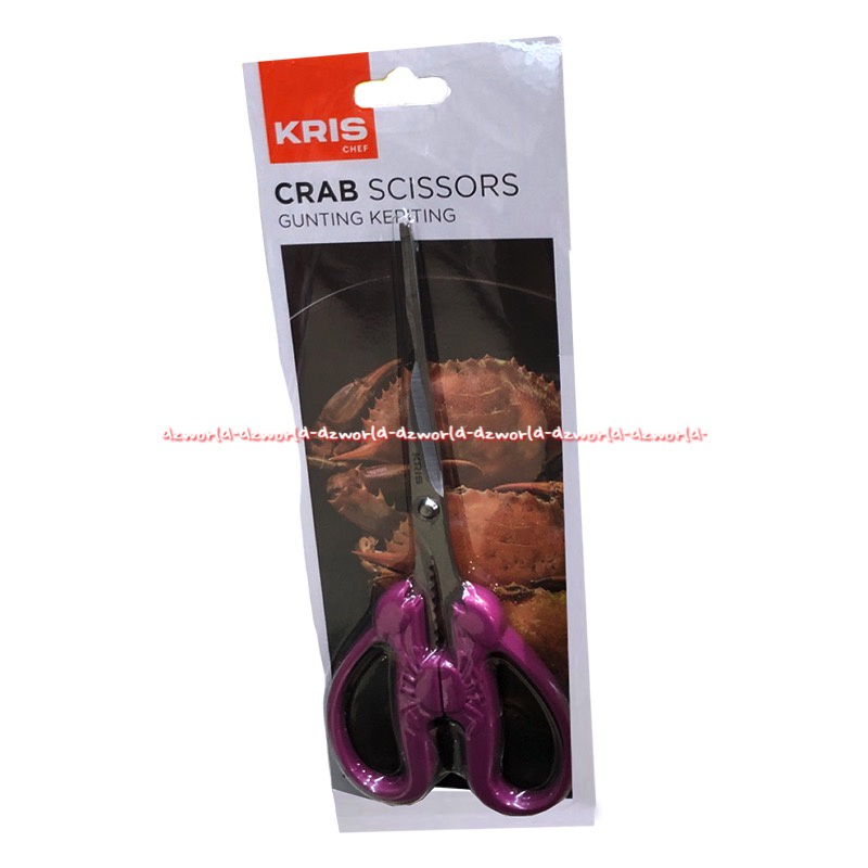 Krischef Crab Scissors Gunting Kepiting Pink Digunakan Untuk Menggunting Cangkang Dan Kaki Kepiting