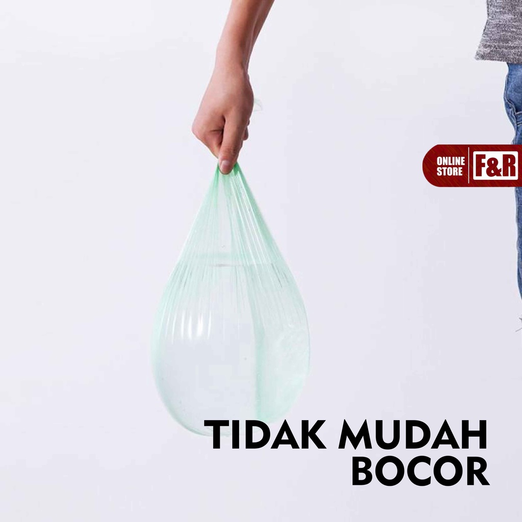 Kantong Plastik Sampah Roll Gulungan Perlengkapan Rumah Tangga Kantong Kresek Sampah 1Pax isi 100Pc