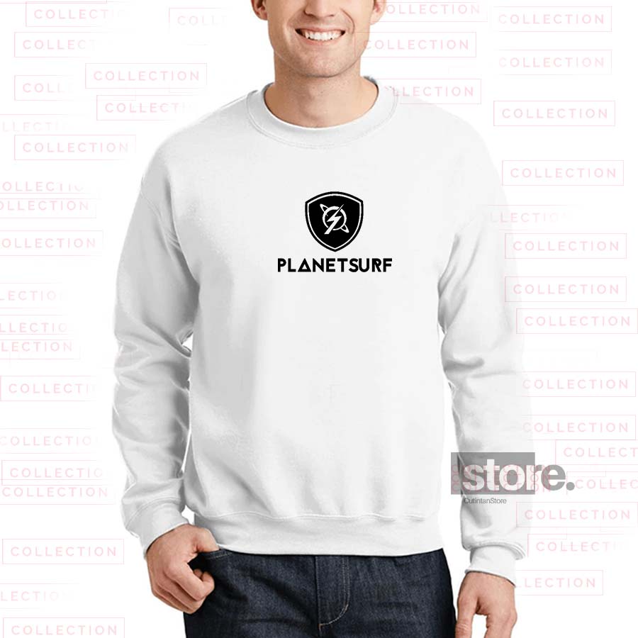 Murah Banget Bayar Ditempat / Sweater Hoodie Unisex (Pria Dan Wanita ) / Sweater Logo Planet surf Bl