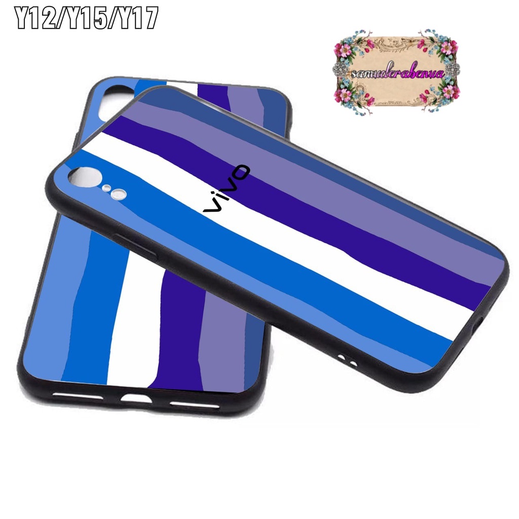 SS046 CASE RAINBOW VIVO Y21S Y33S Y21 2021 Y15S Y01 Y75 Y55  Y71 Y81 Y20 Y12S Y12 Y15 Y17 Y30 Y50 Y53 Y83 SB1547