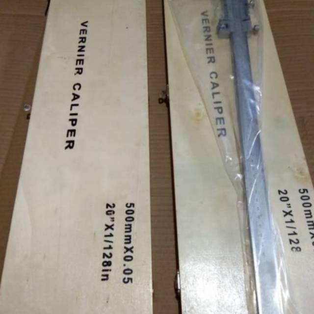 Vernier Caliper 20 Inch - Sigmat Panjang Jangka Sorong Manual 0 - 500 mm Skekmat Manual