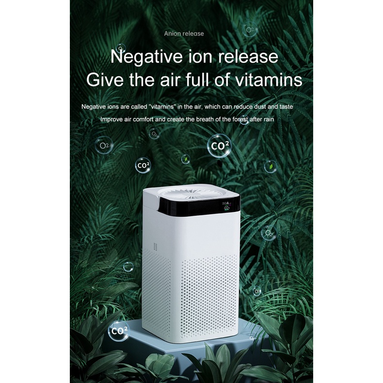 Portable air purifier UV sterilizer car mobil ruanggan filter hepa rechargeable baterai pembersih udara garansi