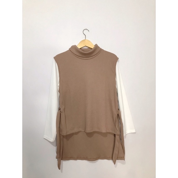 Mizu Vest + Inner (Putih)-Choco