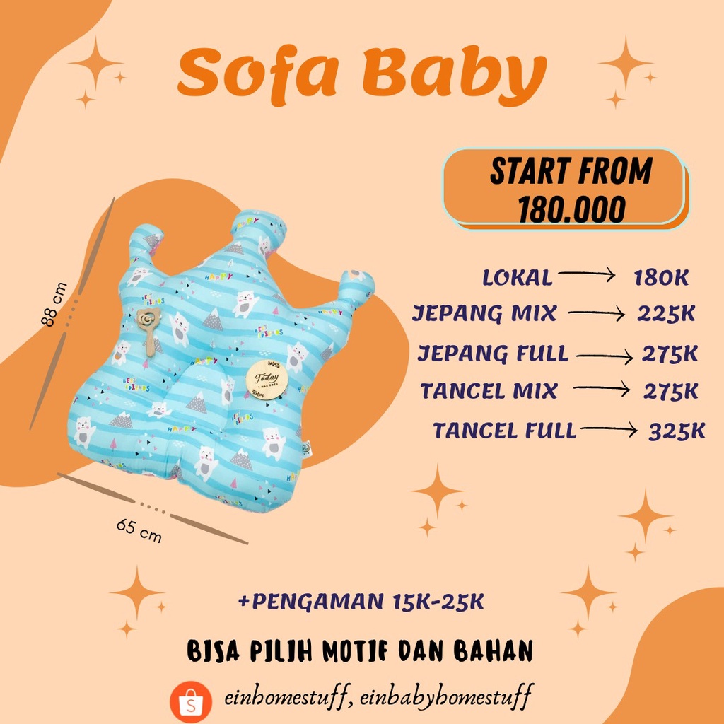 Einhomestuff Sofa Baby/Sofa Bayi Crown Custom By Pre Order-8