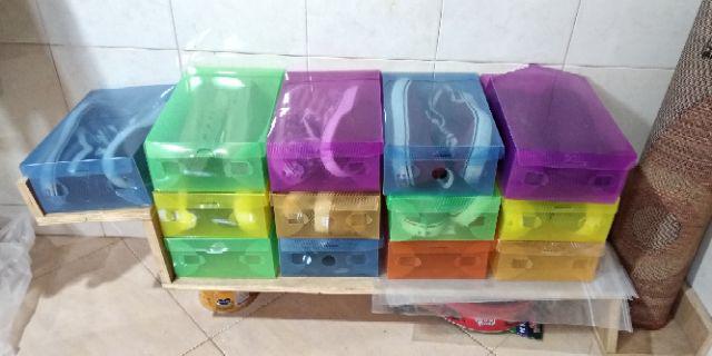 Kotak Tempat Sepatu Plastik Transparan