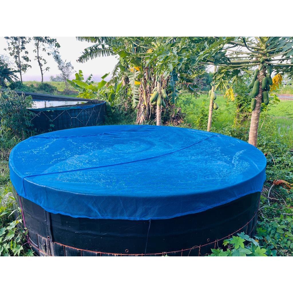 covernet ukuran Diameter 1 - Diameter 2,5 kolam terpal tutup kolam terpal bulat jaring tutup kolam t