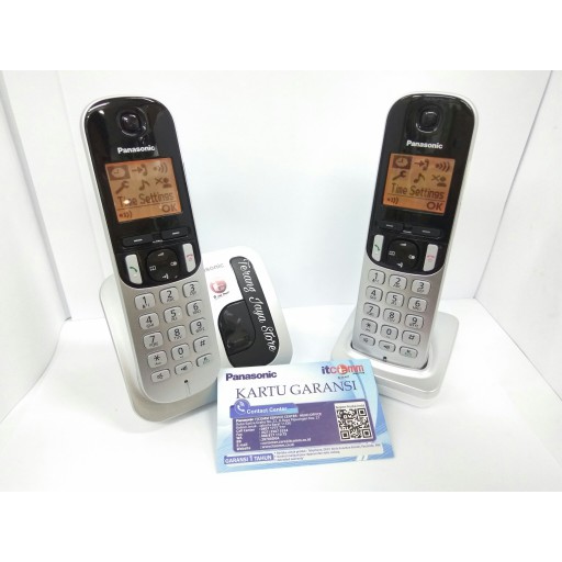 

Telepon Wireless Panasonic KX-TGC212 Wireless Phone TGC212 (2 Handset)