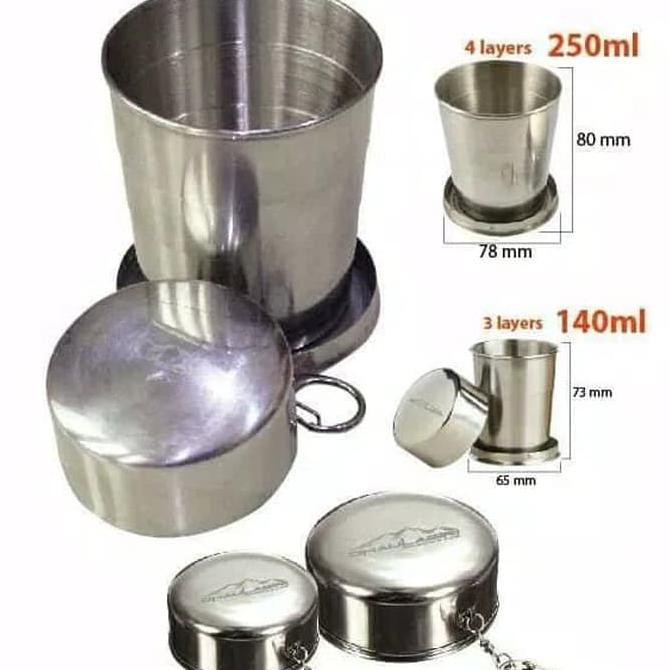 PR00M000 raincover consina 80l + gelas lipat dahulagiri 250 ml Murah