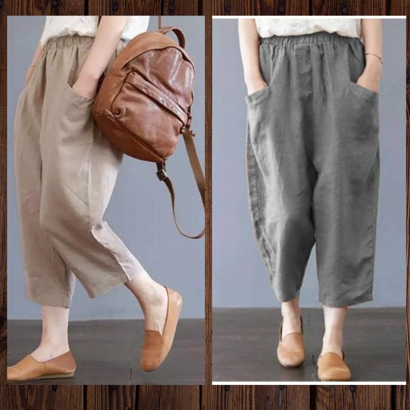 Celana Katun // Celana Katun Uniqlo // Uniqlo Pants // Celana Wanita Casual