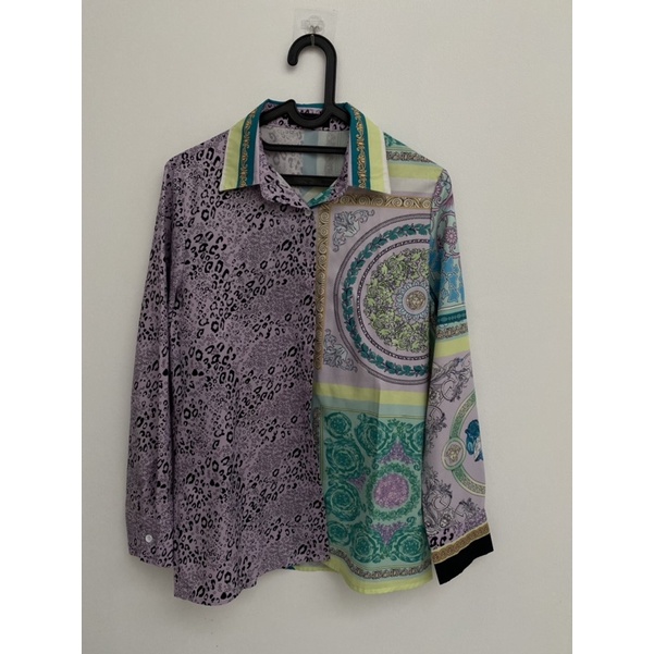Atasan Kemeja Blouse Versace Premium
