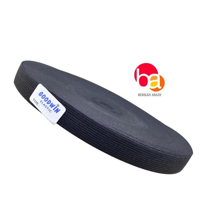 

TALI KARET ELASTIS GOODWIN UKURAN 2.5 Cm WARNA HITAM GW EL 25 HITAM BERKUALITAS