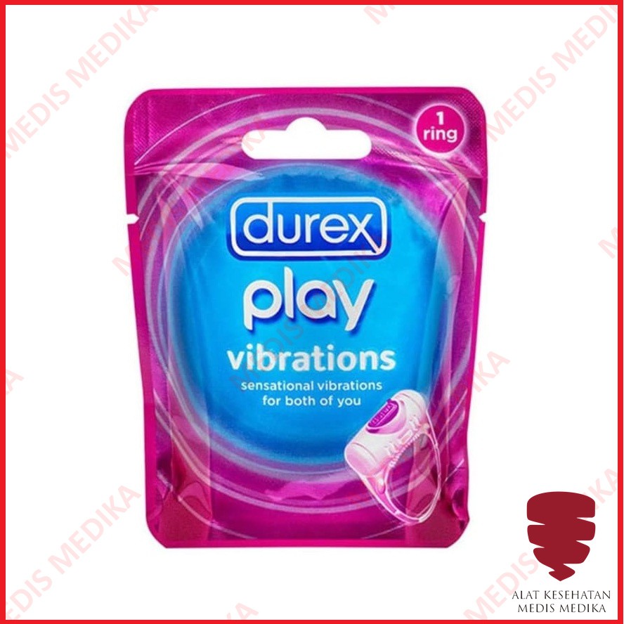 Durex Play Vibrations Ring Kondom  Getar Alat Kontrasepsi 