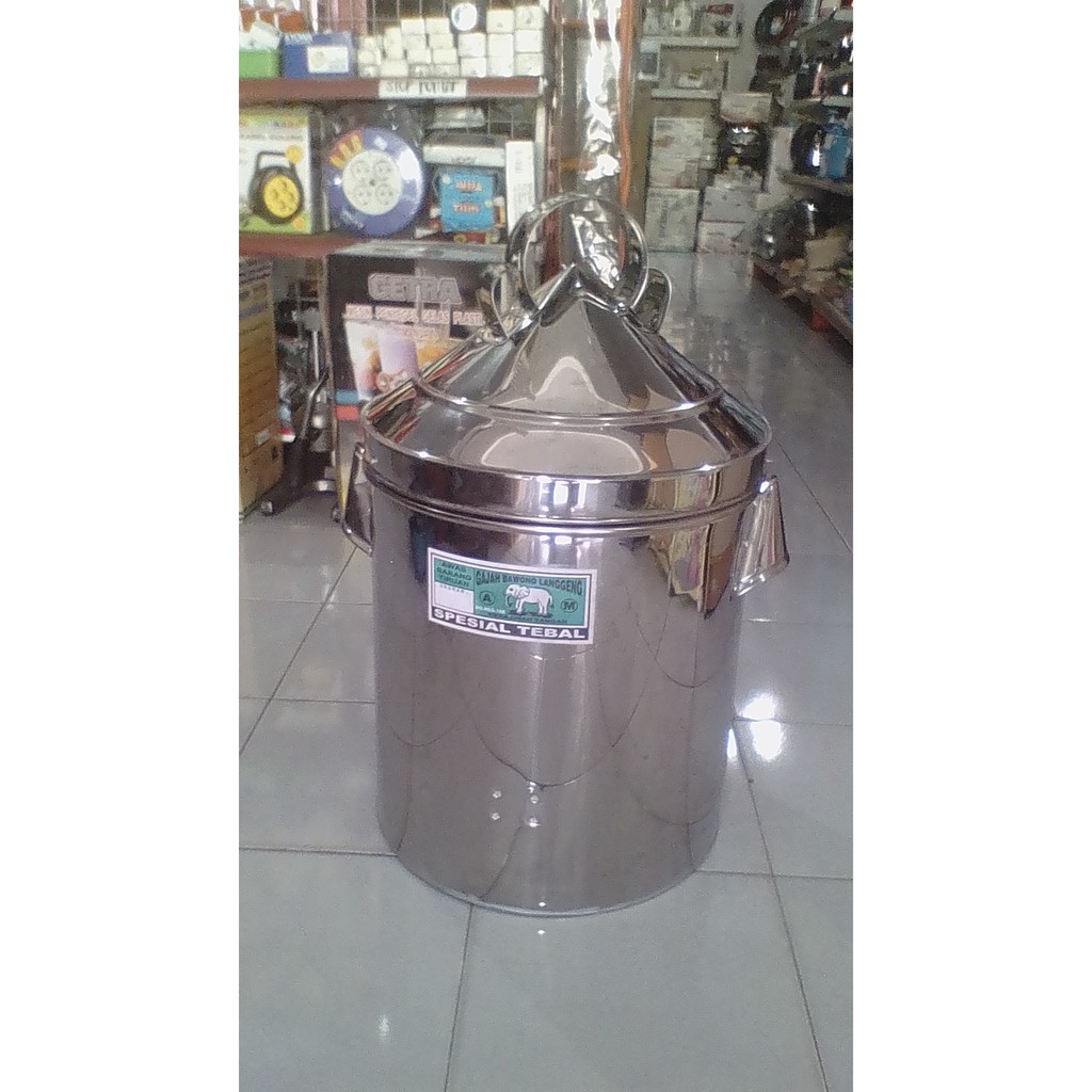 Dandang Nasi 10kg Stanlis Dandang Nasi tutup krucut 10kg