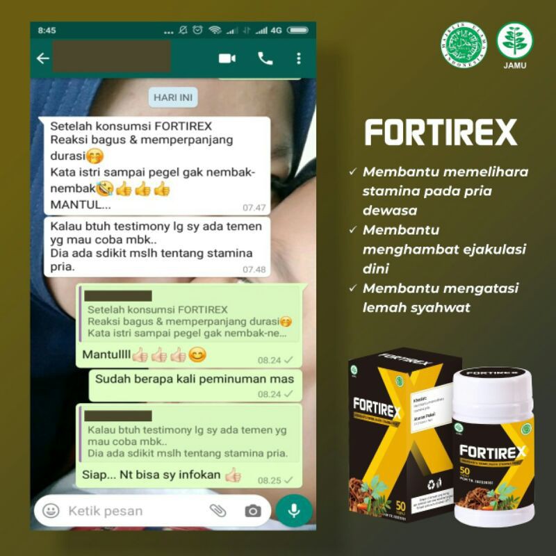 Paket Promil SILVER | Penyubur Kandungan Suami Istri Fortirex Total V