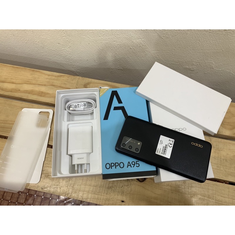 Oppo A95 8/128 GB Fullset Mulus Like New Seminggu Pakai (Seken)