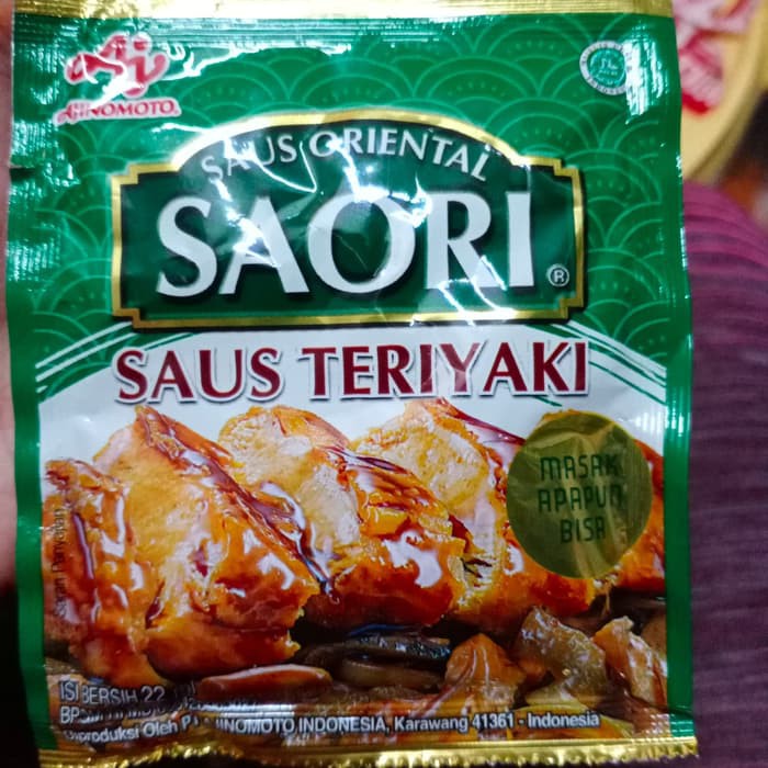 

SAORI TERIYAKI 22 ML , 1 renceng ( 10 sch )