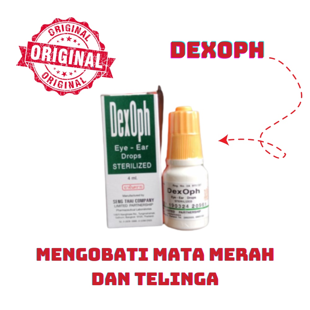 DEXOPH 4 ml - obat telinga dan mata