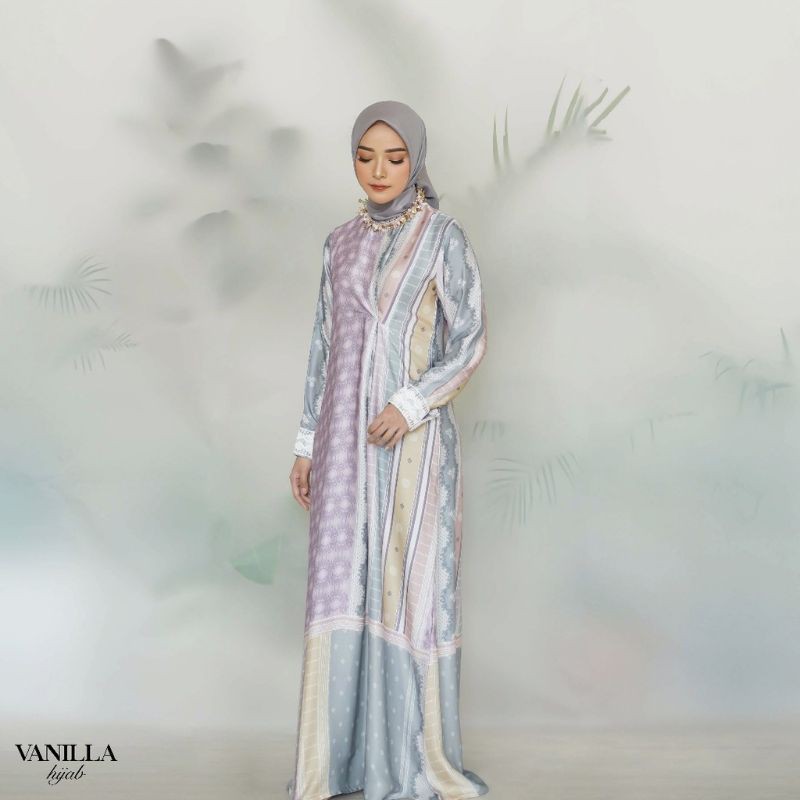 Vanillahijab Edelweis dress series/vanilla hijab /terusan /tunik/ gamis